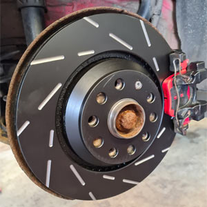 Brembo brake caliper and disc
